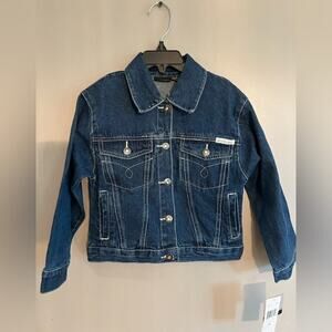 CALVIN KLEIN GIRLS JEAN JACKET SIZE M (5) NWT